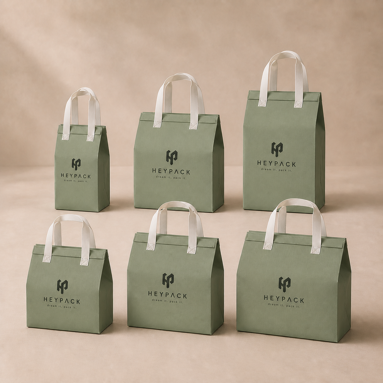 Foil-Lined Non-Woven Insulated Takeaway Bag