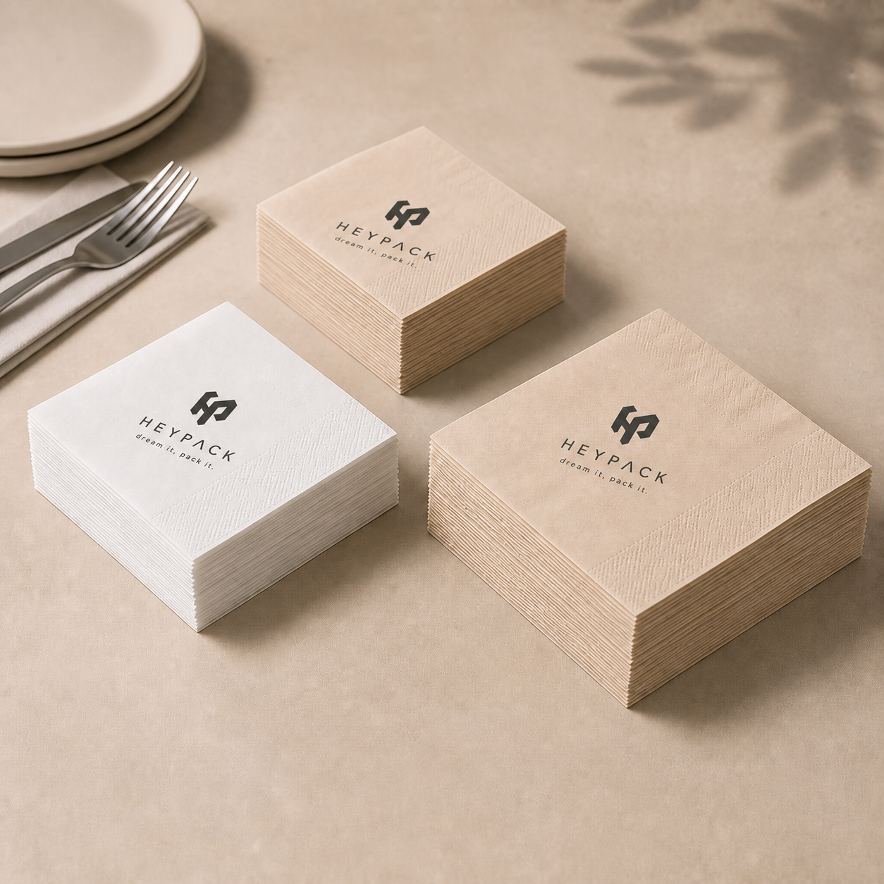Custom Wood-Pulp Paper Napkin