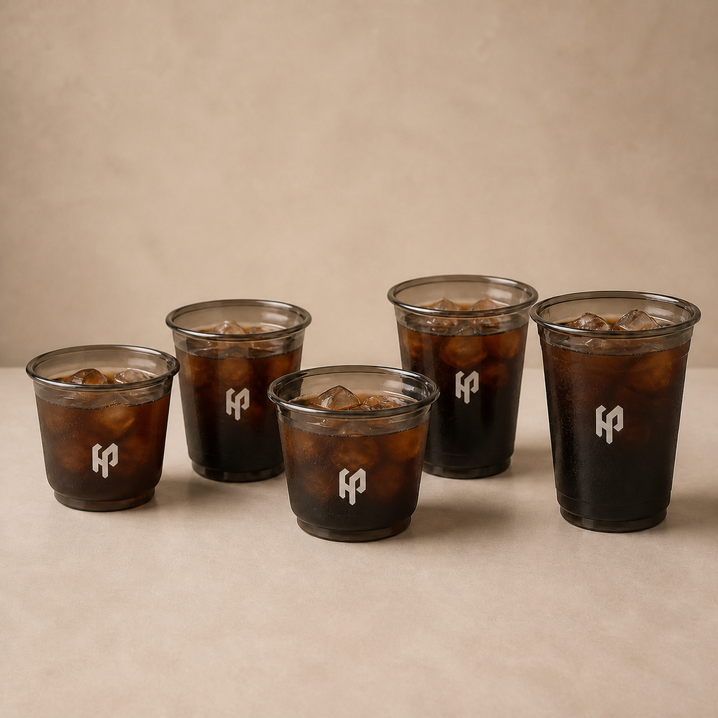 Smoke-Black Plastic Cold Cup