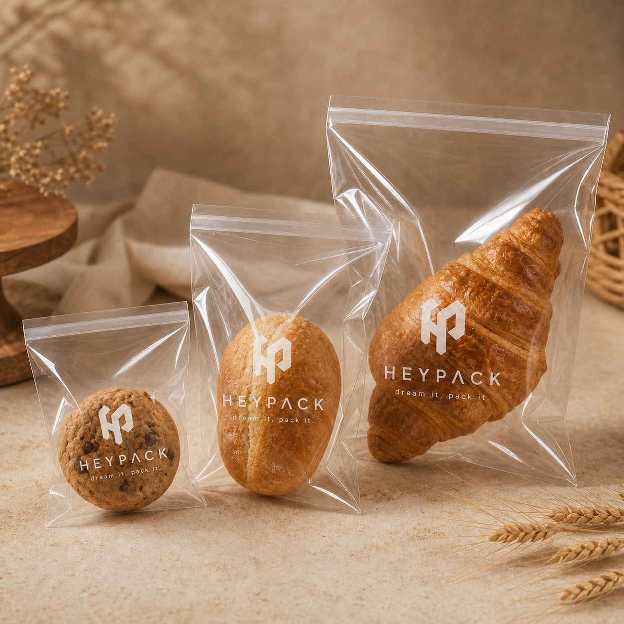 Custom Printed Resealable OPP Bags — Peel & Seal (10,000 pcs)