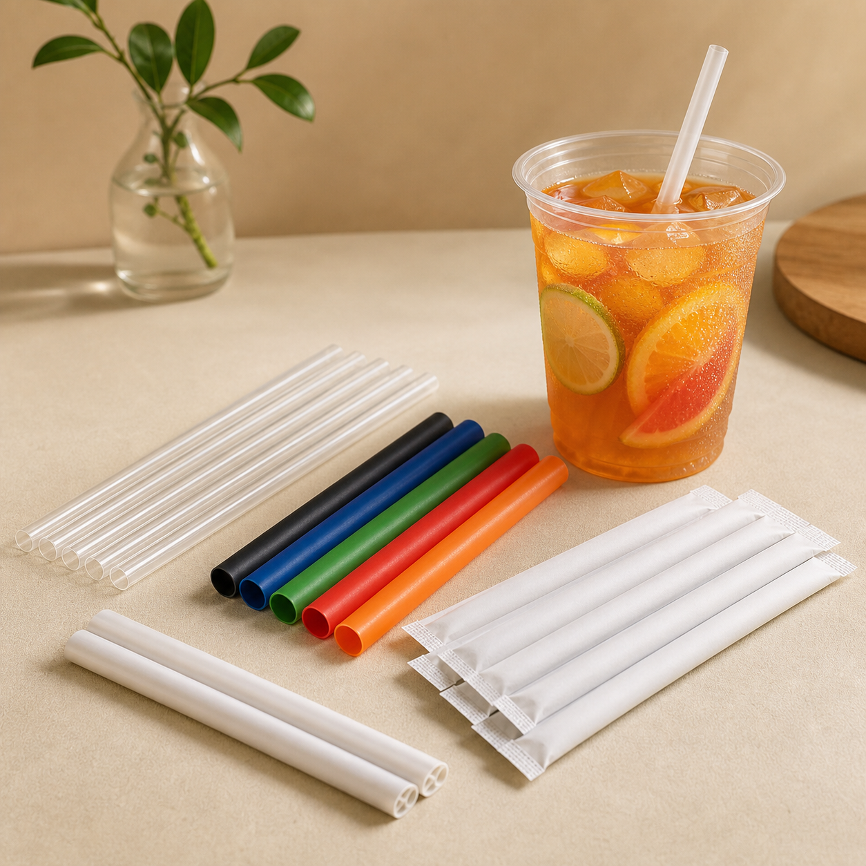 Custom Individually Wrapped Straws