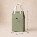 Foil-Lined Non-Woven Insulated Takeaway Bag — 02 size regular single 12x10x26cm heypack v1