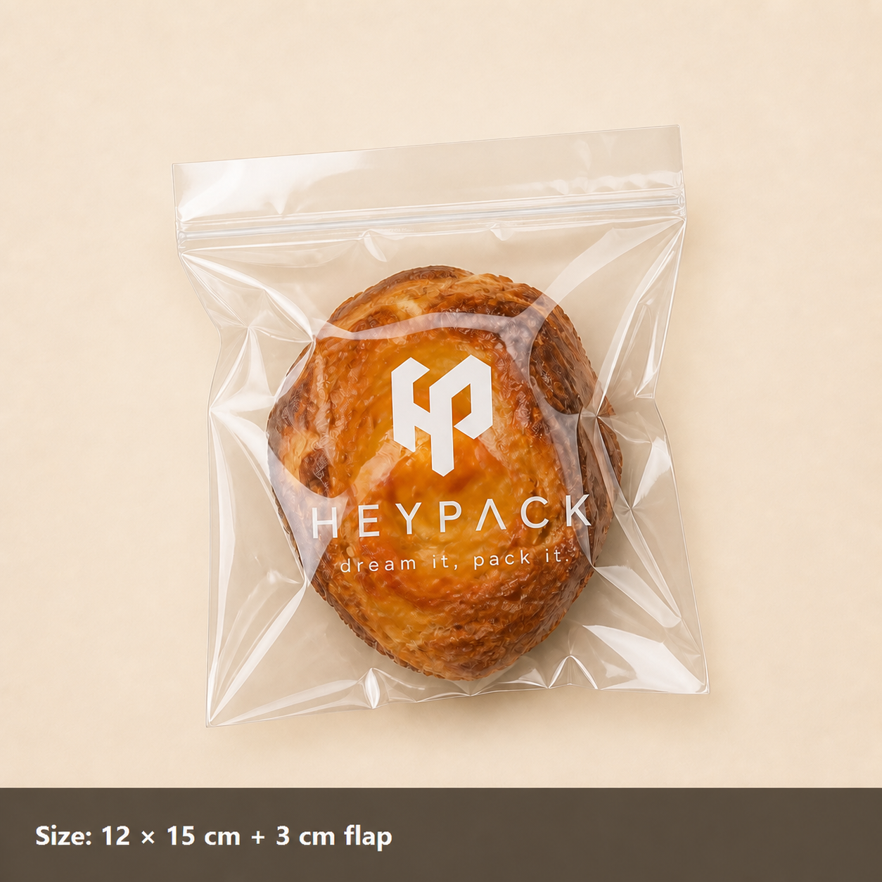 Custom Printed Resealable OPP Bags — Peel & Seal (10,000 pcs)