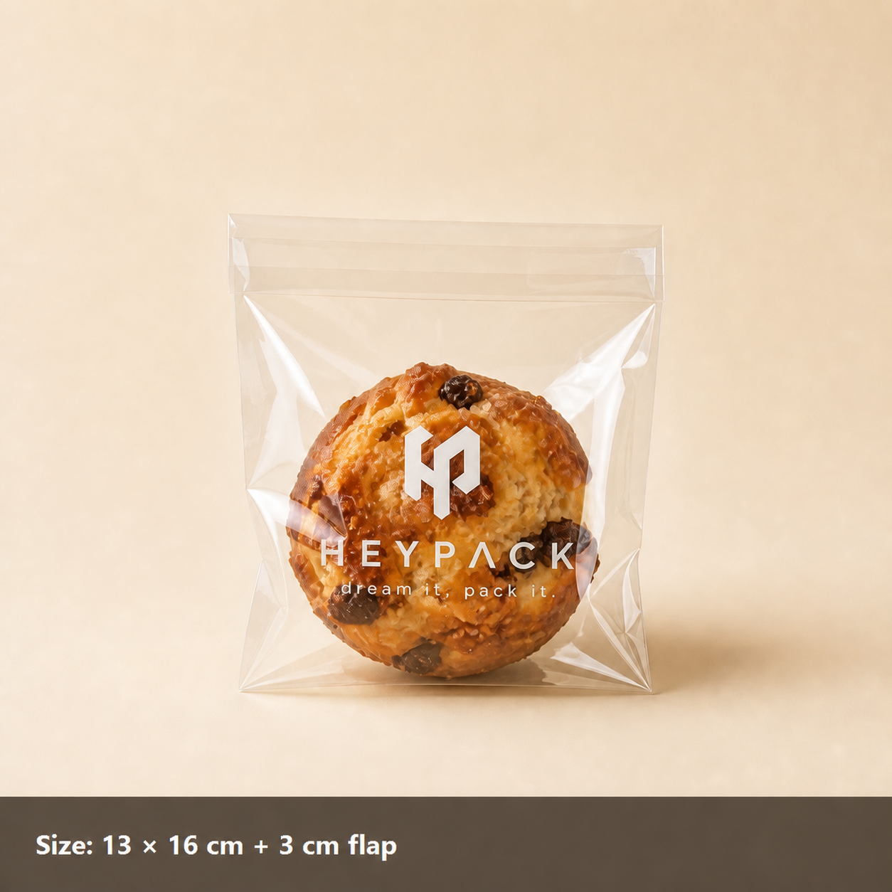 Custom Printed Resealable OPP Bags — Peel & Seal (10,000 pcs)