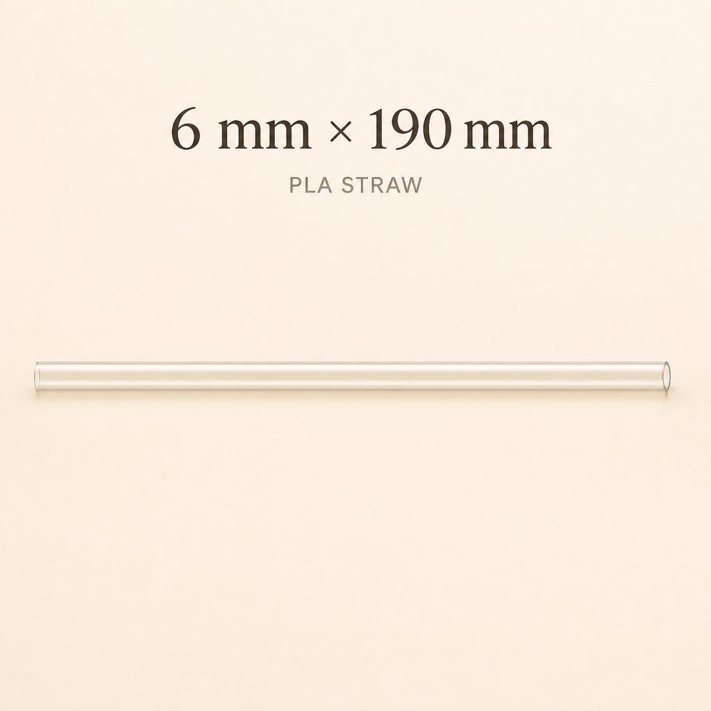 Custom Individually Wrapped Straws — 04 size 6x190