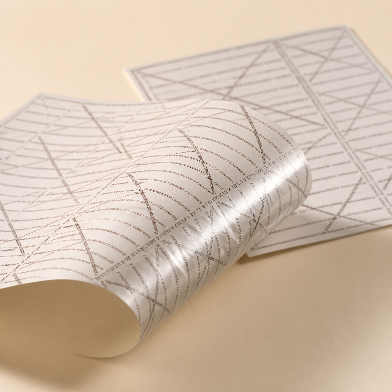 40gsm Poly-Coated Food Wrapping Paper — 05 detail coated paper surface