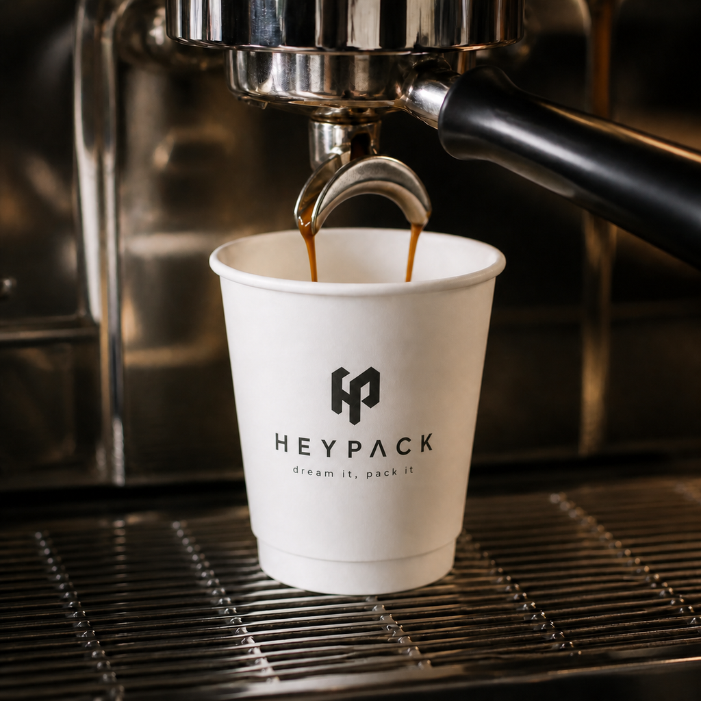 Double-Wall Paper Cup — 08 application 10oz espresso fill heypack