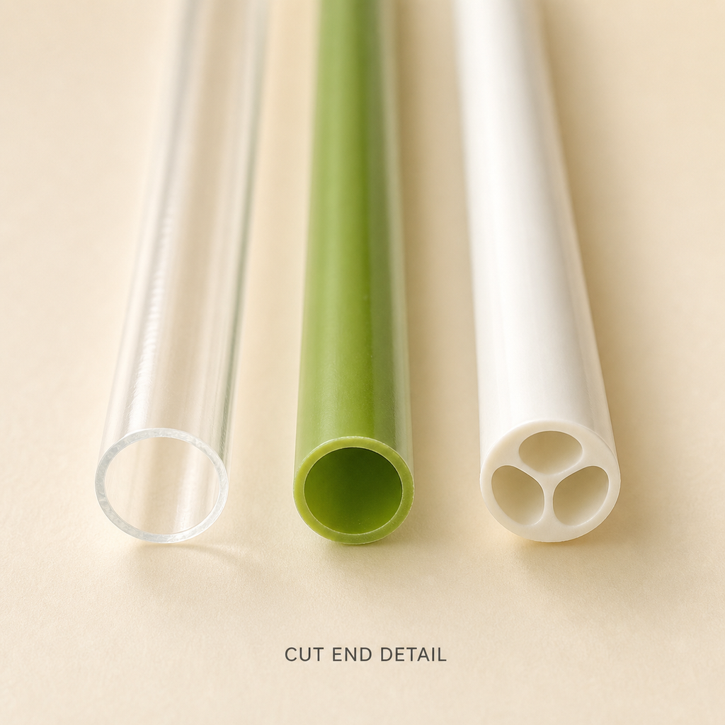 Custom Individually Wrapped Straws — 09 detail cut ends
