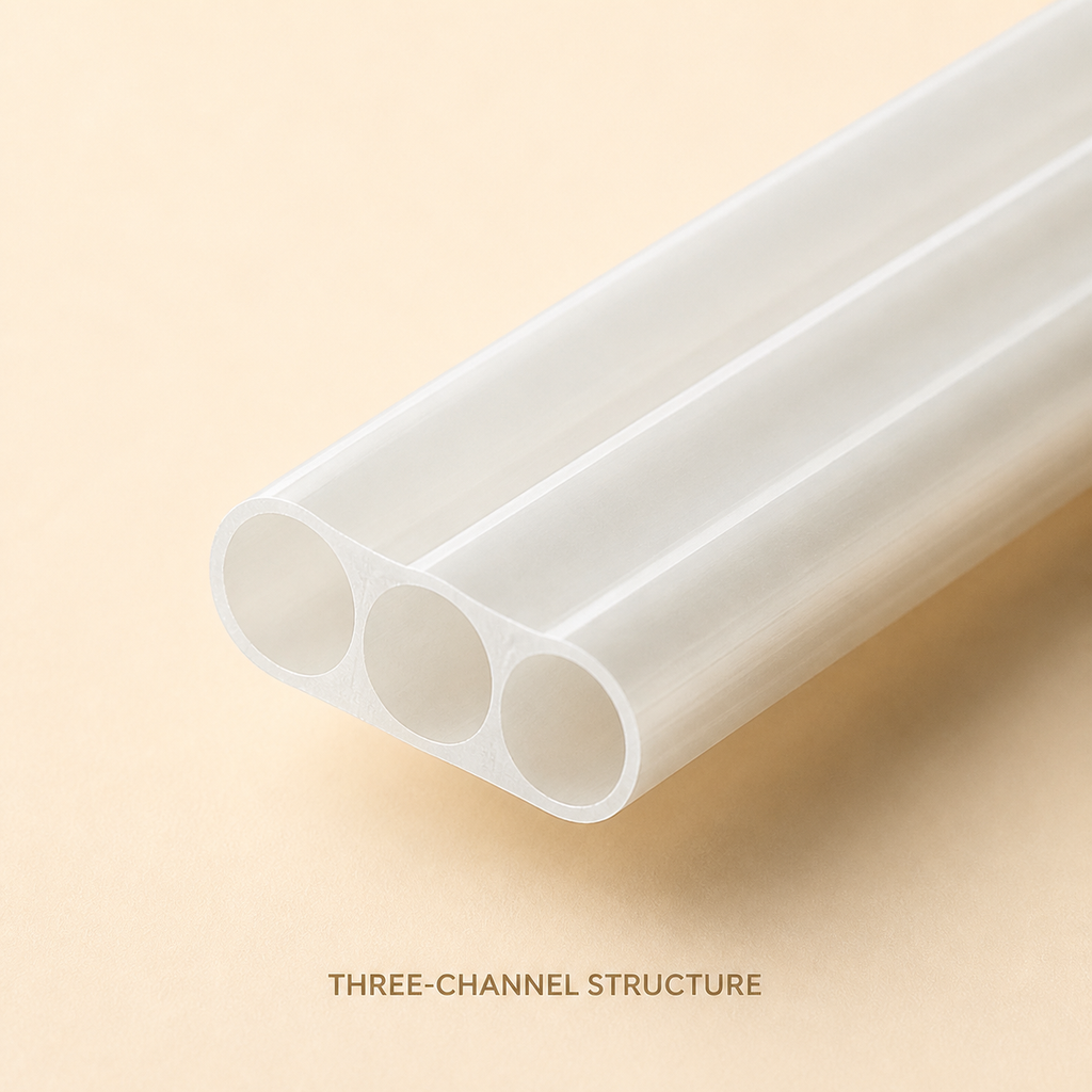 Custom Individually Wrapped Straws — 10 detail three channel