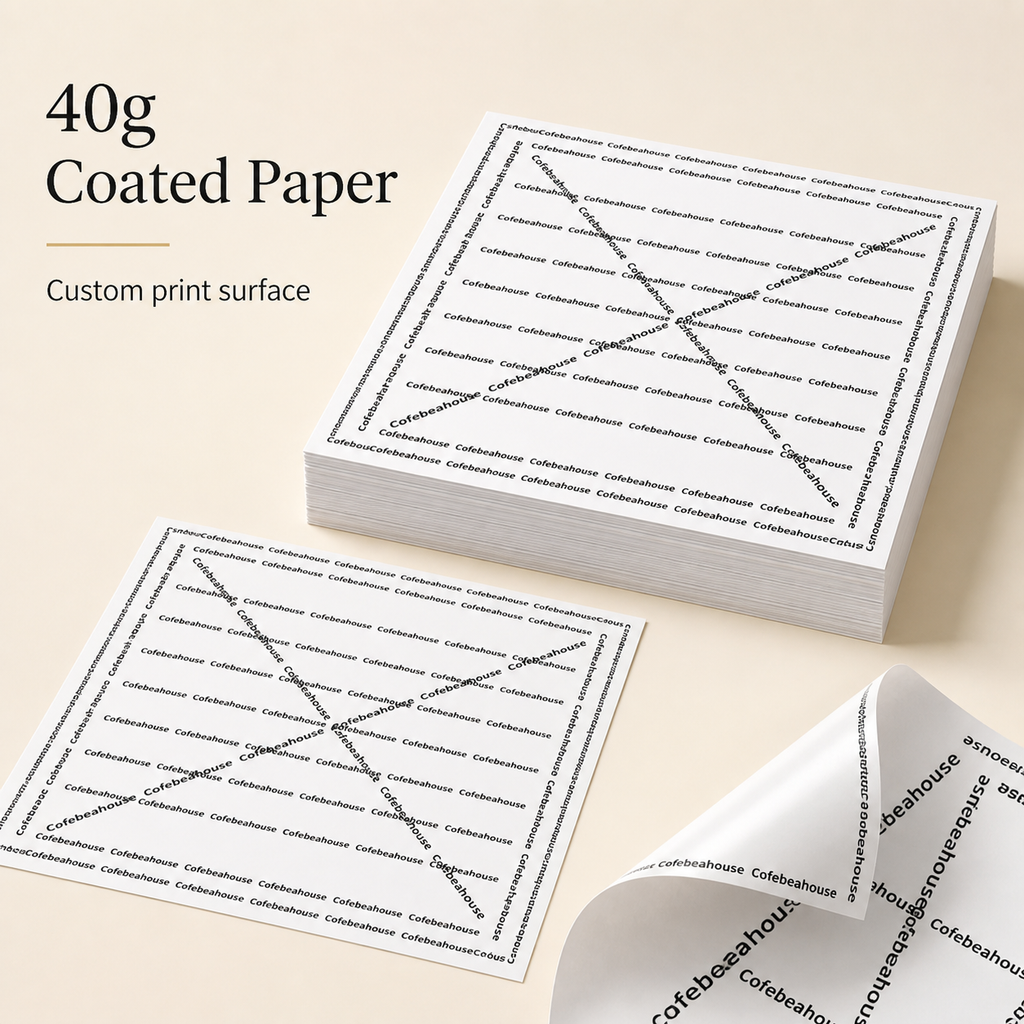 40gsm Poly-Coated Food Wrapping Paper — 10 material paper and coating
