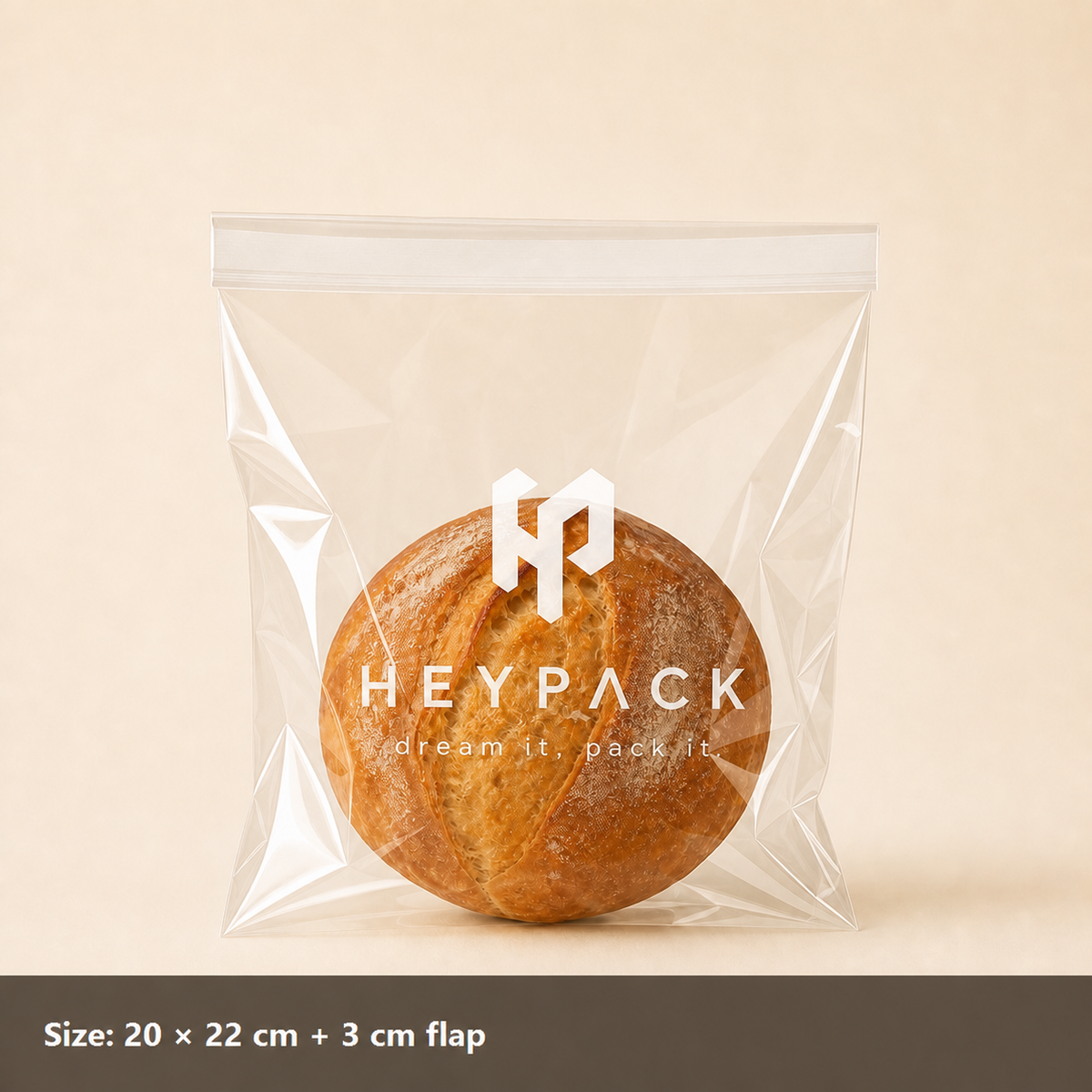 Custom Printed Resealable OPP Bags — Peel & Seal (10,000 pcs)
