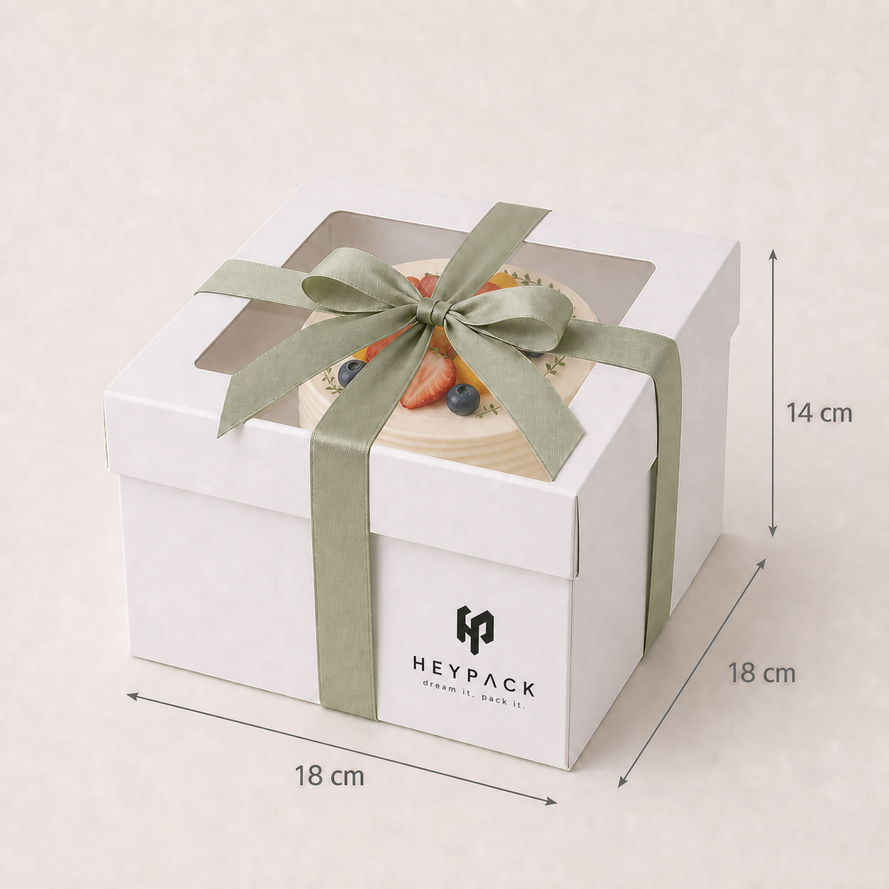 Panoramic Window Cake Box
