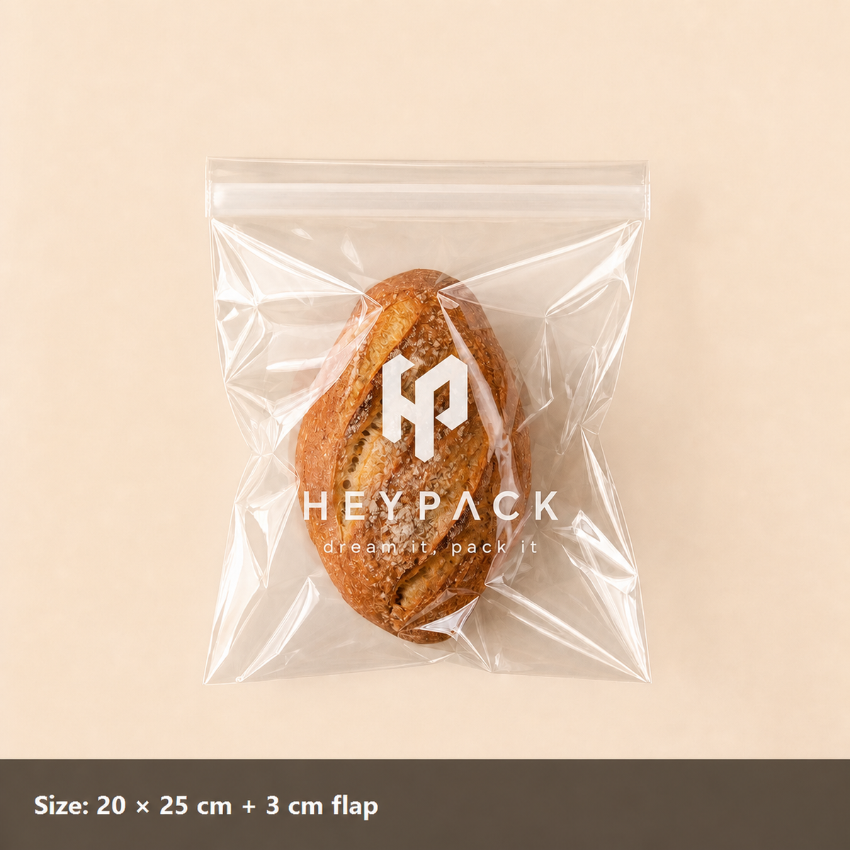 Custom Printed Resealable OPP Bags — Peel & Seal (10,000 pcs)