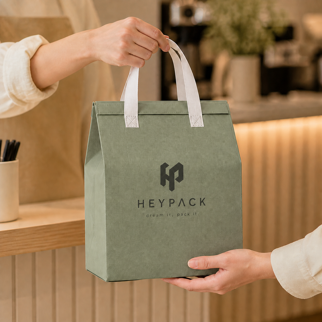 Foil-Lined Non-Woven Insulated Takeaway Bag — 13 application four cup bag handoff heypack v1