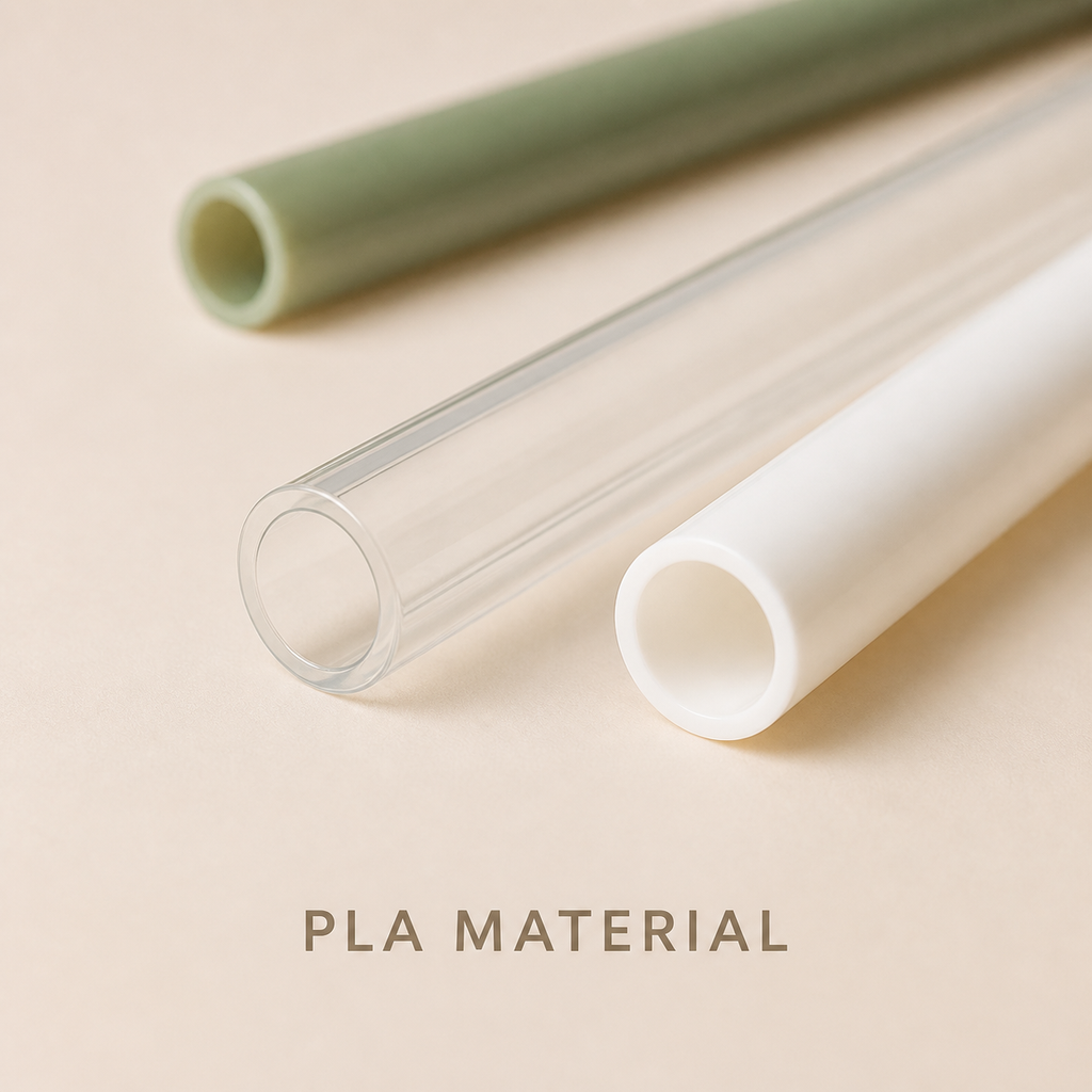 Custom Individually Wrapped Straws — 14 material PLA