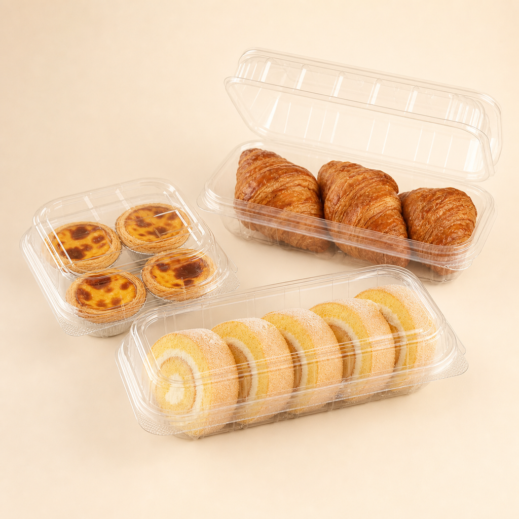Clear Bakery Clamshell Containers