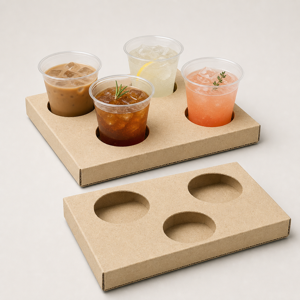 Molded Fiber Beverage Trays