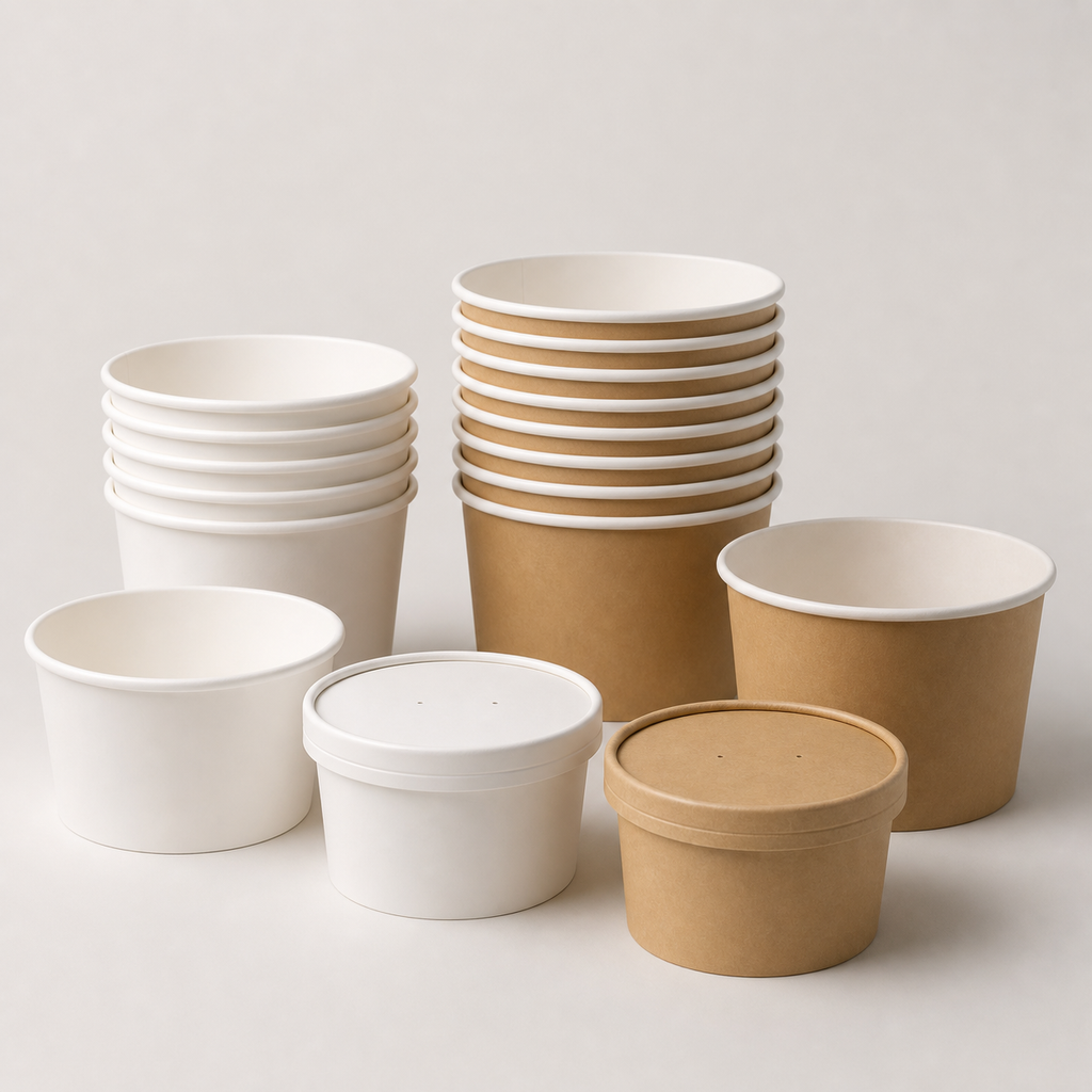 PE-Coated Paper Bowls