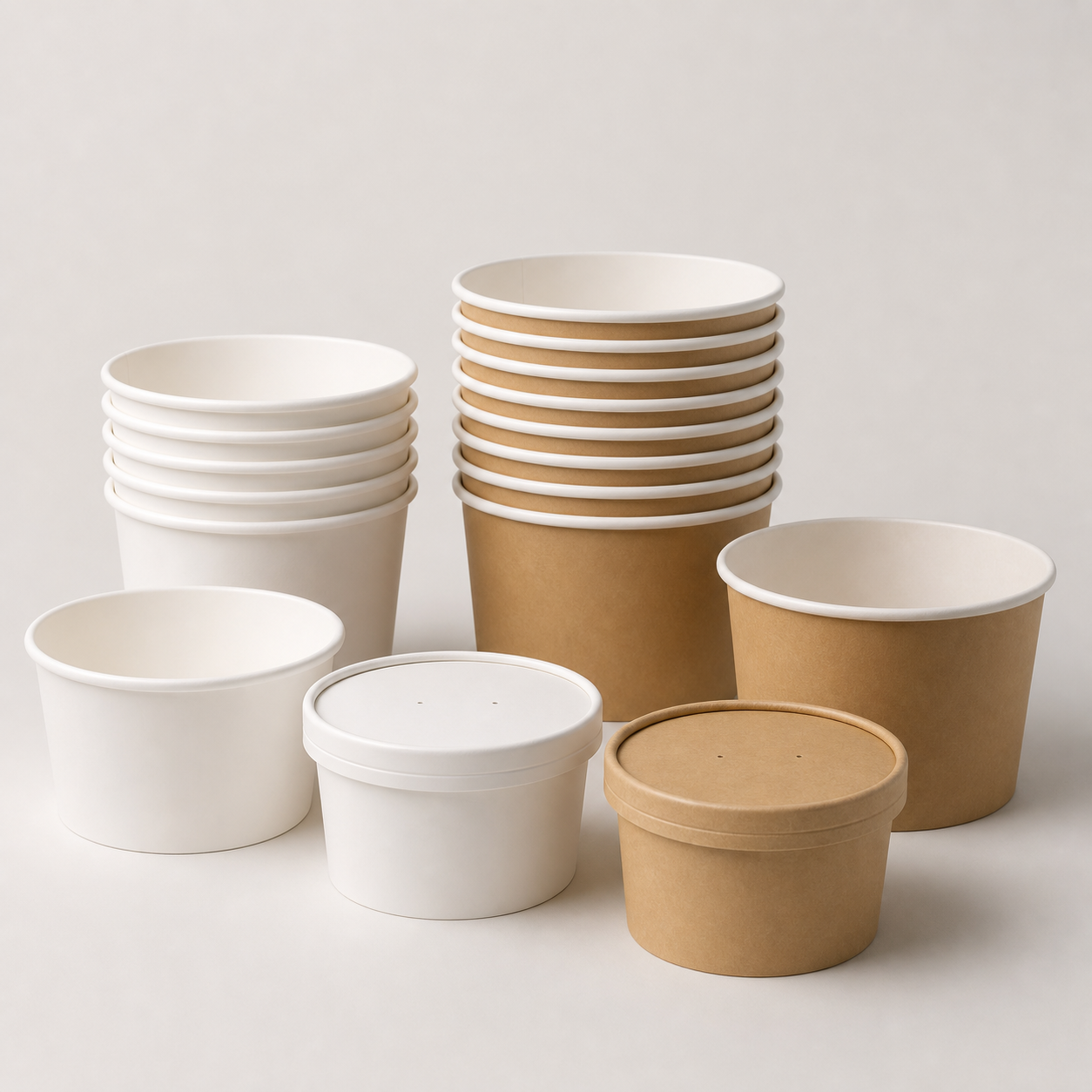 PE-Coated Paper Bowls
